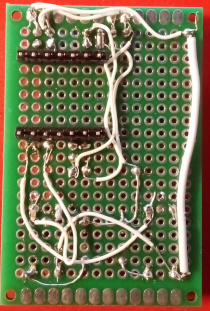 universal prototyping board from behind
